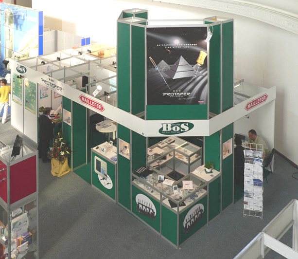 Nvrh expozice pro Invex 2002, vstavit Brno